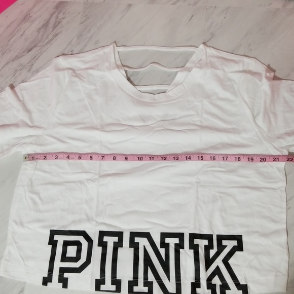 *OVERSIZED* NIP!  PINK VS LADDER BACK T SHIRT - Picture 7 of 7